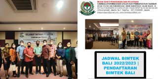 JADWAL BIMTEK BALI 2022/2023 | PENDAFTARAN BIMTEK BALI
