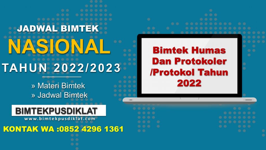 Bimtek Humas Dan Protokoler /Protokol Tahun 2022
