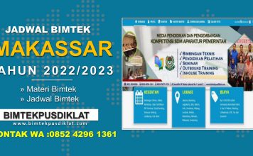 Jadwal Bimtek Makassar | Pendaftaran Bimtek Makassar Tahun 2022/2023