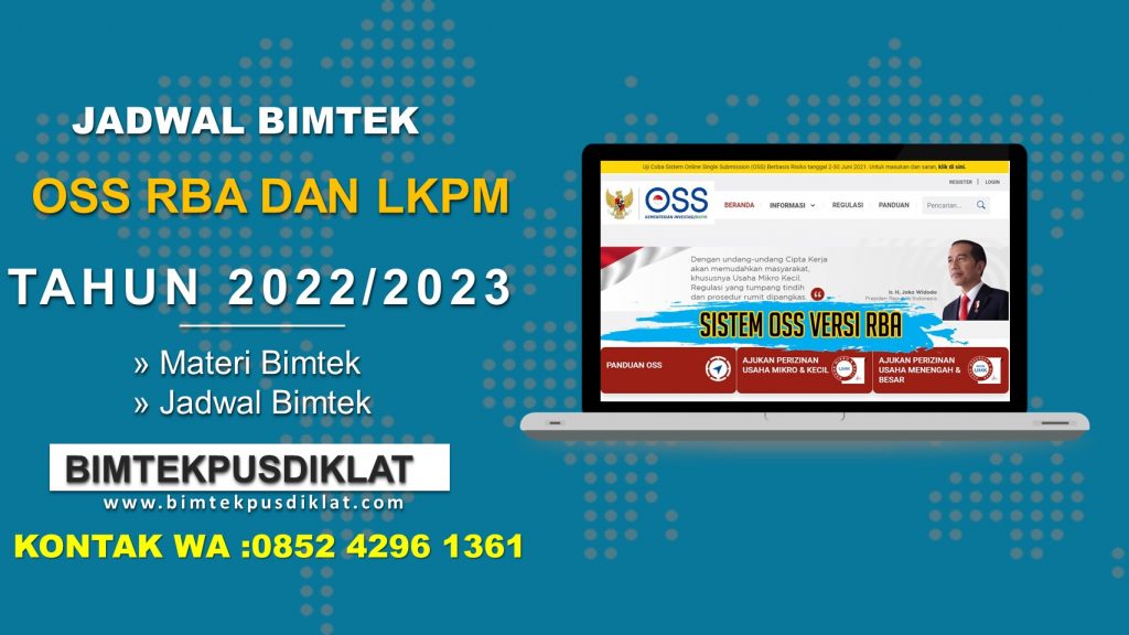Bimbingan Teknis ( Bimtek ) OSS RBA Dan LKPM Perusahaan Tahun 2022-2023