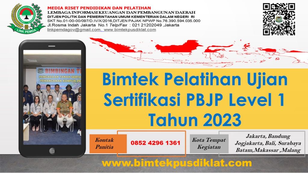 Bimtek Pelatihan Ujian Sertifikasi PBJP Level 1 Tahun 2023