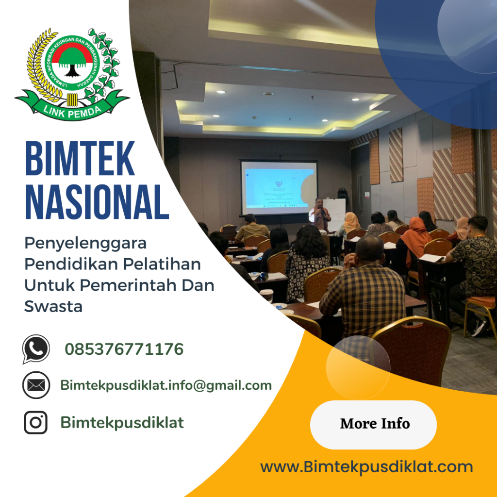 Bimbingan Teknis Pelatihan Pelayanan Bagian Rumah Tangga ,Pimpinan Dan Kesekretariatan 2023/2024