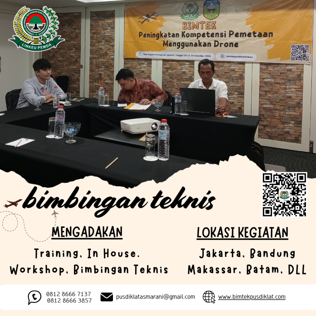 Jadwal Bimtek Pelatihan Drone Mapping Pemetaan Tahun 2025