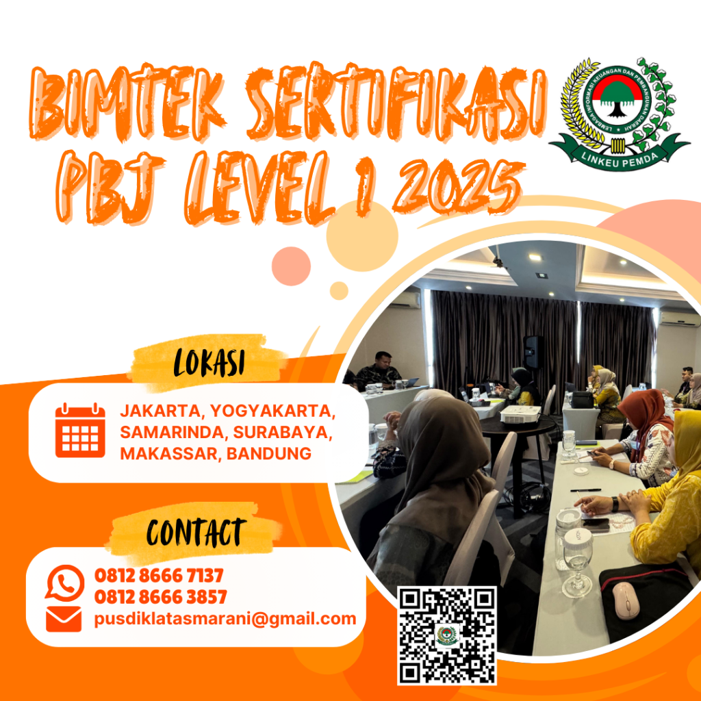 Jadwal Bimtek Ujian Sertifikasi PBJP Level 1 Tahun 2025