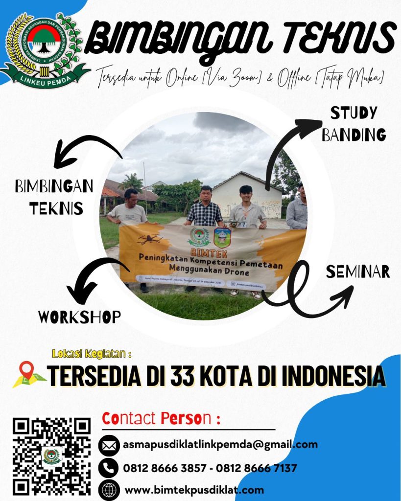 BIMTEK PELATIHAN PENGELOLAAN DATA DRONE PEMETAAN 2025 -2026