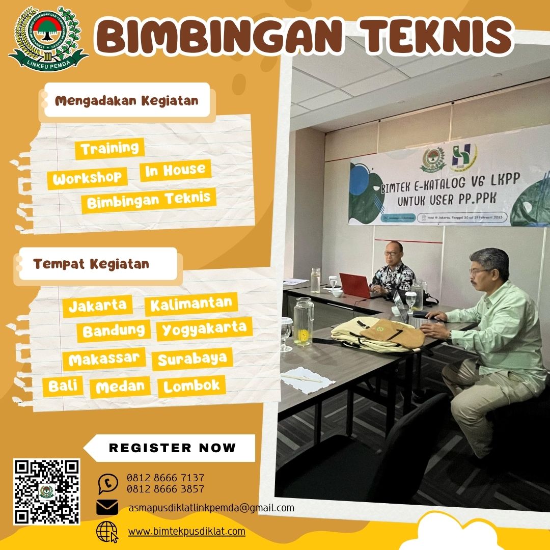 Bimtek Tata Usaha (TU) di Lingkungan Instansi Pemerintah Daerah 2025 - 2026