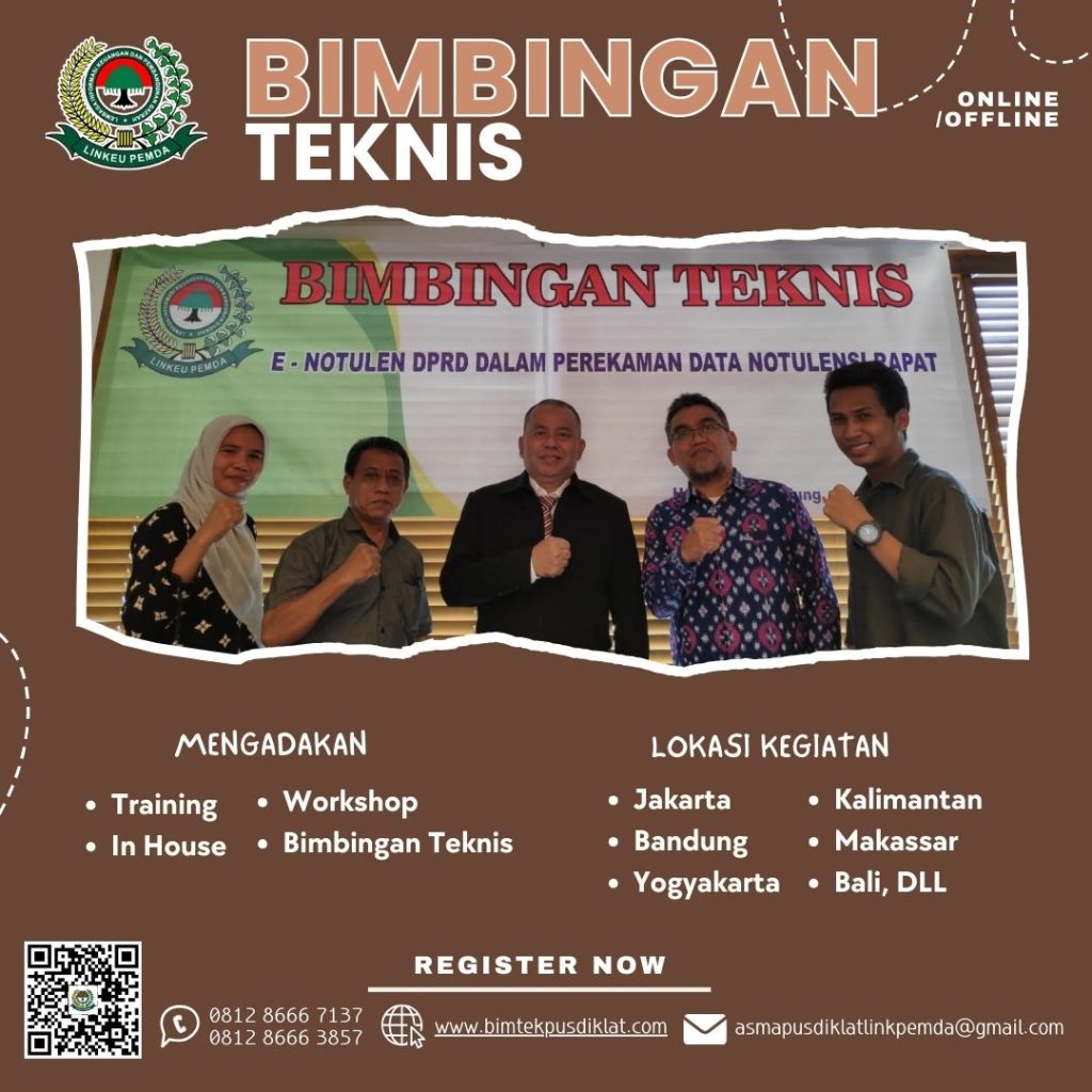 Bimbingan Teknis Kartu Kredit Pemerintah Daerah Sesuai Permendagri No. 79 Tahun 2022 | 2025 - 2026