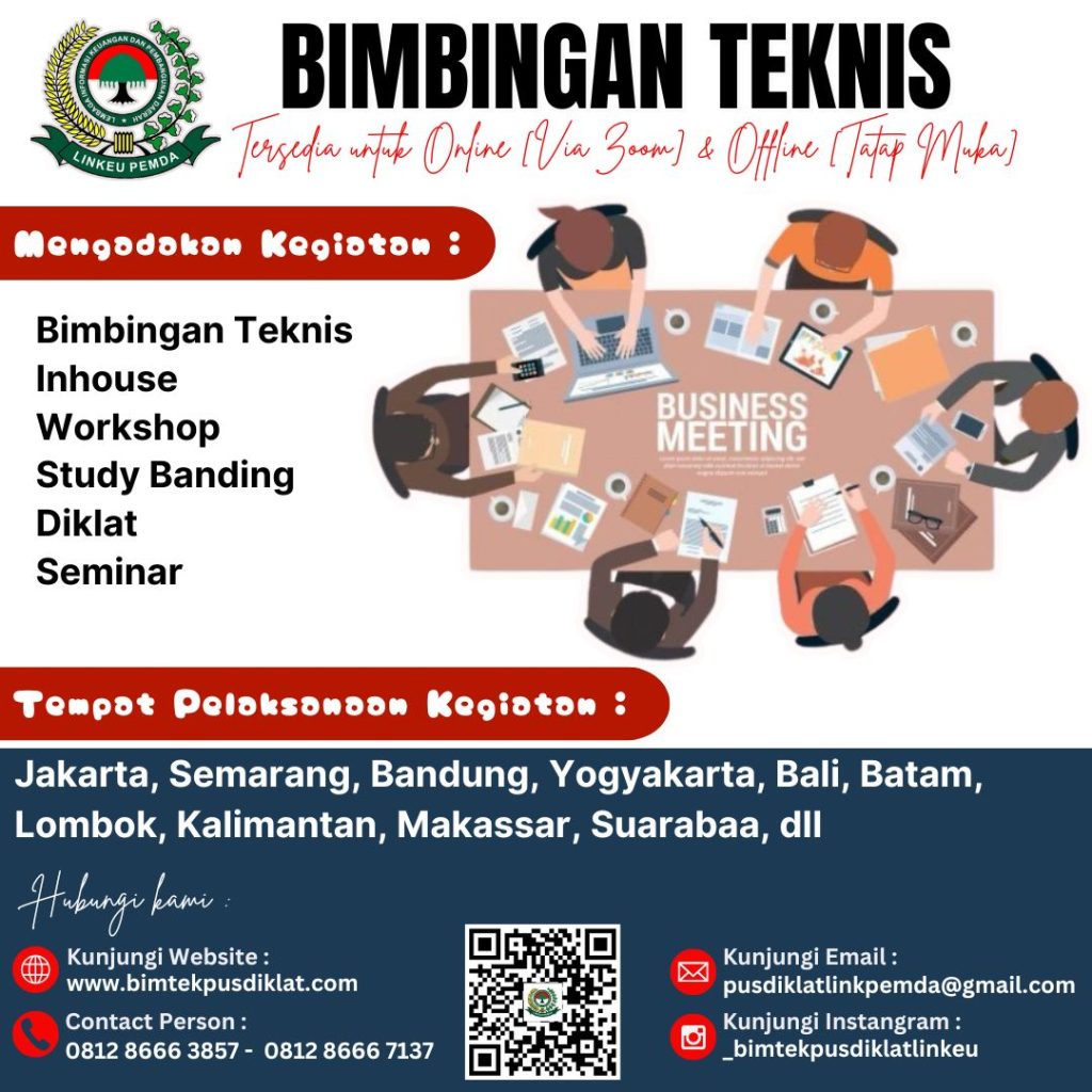 BIMTEK PENINGKATAN KAPABILITAS PEJABAT PENATAUSAHAAN KEUANGAN DAN BENDAHARA INSTANSI PEMERINTAH DAERAH | 2025 – 2026