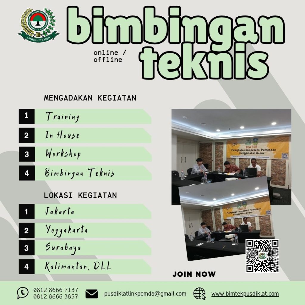 BIMTEK PENGGUNAAN SIG (SISTEM INFORMASI GEOGRAFIS) DALAM PERENCANAAN TATA RUANG 2025 – 2026