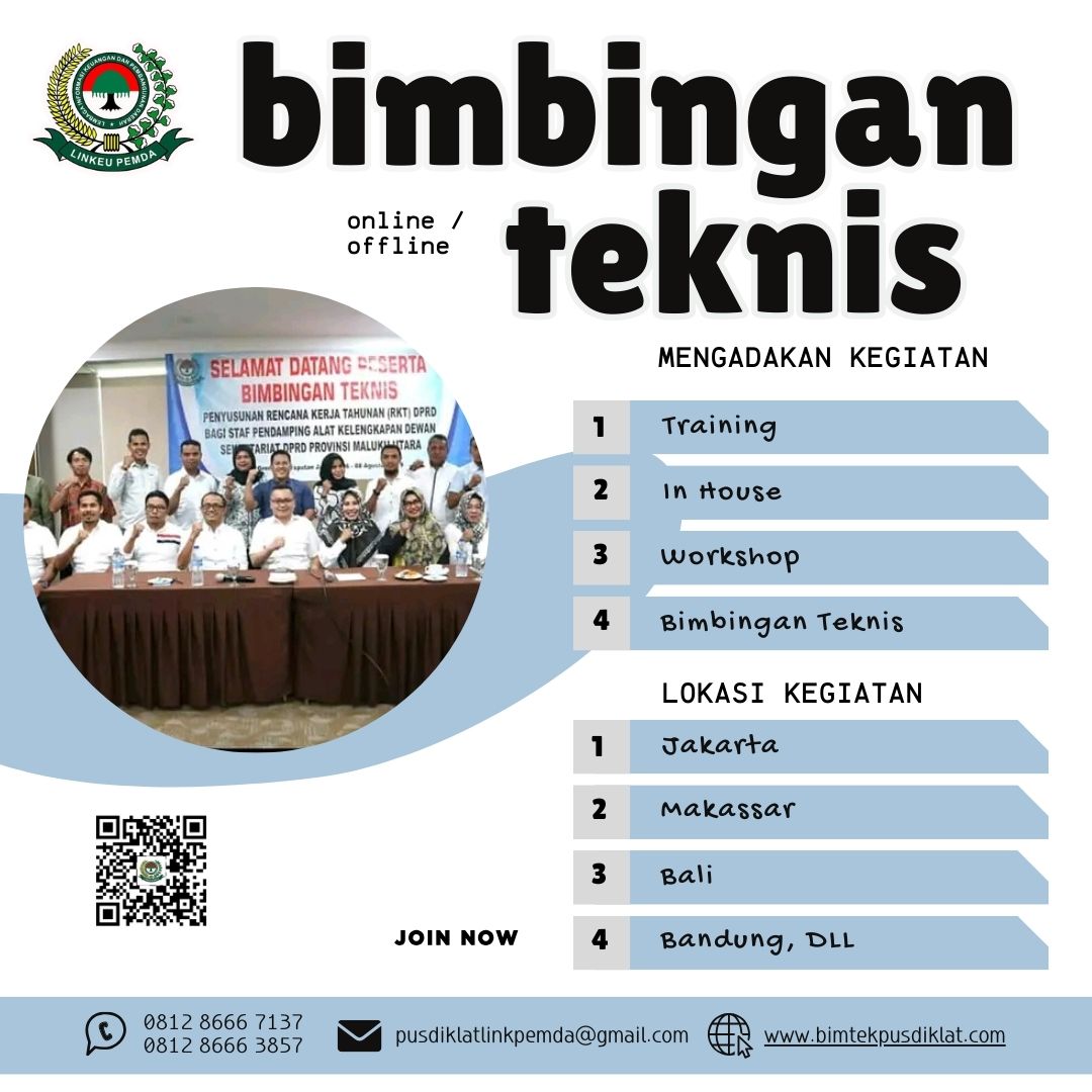 BIMTEK IMPLEMENTASI PermenPAN-RB DAN PERMENDAGRI TERKAIT ORGANISASI DAERAH 2025-2026