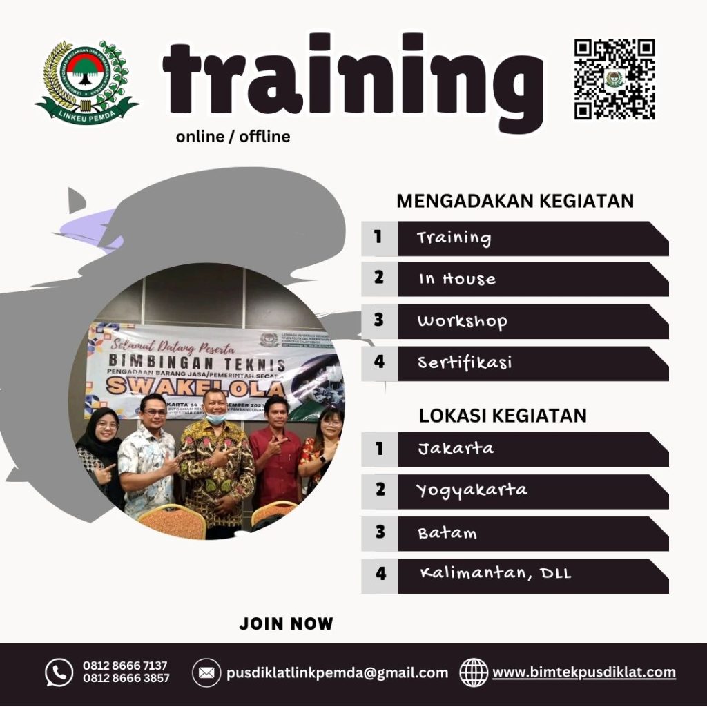 Training Kepemimpinan BUMD 2025, Pelatihan Etika Bisnis BUMD, Workshop Tata Kelola Perusahaan Daerah, Bimtek Kepemimpinan Transformasional, Training Good Corporate Governance BUMD, Pelatihan Integritas Dan Kepemimpinan, Workshop Penguatan Kepemimpinan Etis, Bimtek Manajemen Kepemimpinan Daerah, Training Budaya Kerja Profesional BUMD, Pelatihan Etika Dan Tata Kelola Organisasi