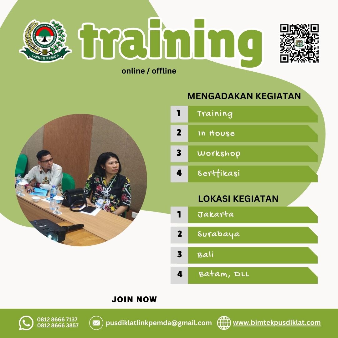 Training Protokol & Sekretaris 2026: kuasai keprotokolan, administrasi, dan komunikasi profesional untuk mendukung acara resmi dan citra organisasi.