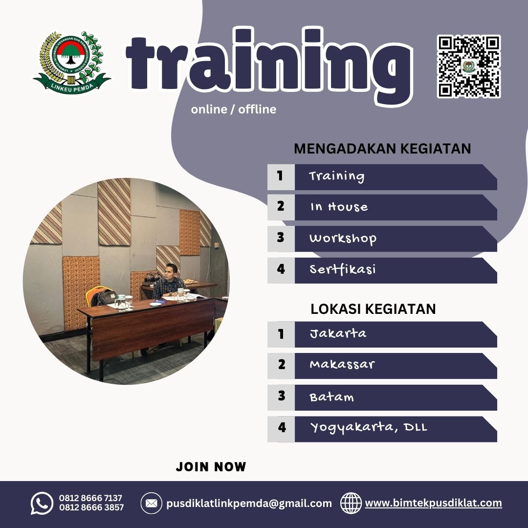 Pelatihan Kearsipan 2026: tingkatkan pengelolaan arsip, sistem filing modern, keamanan dokumen, dan efisiensi administrasi organisasi.