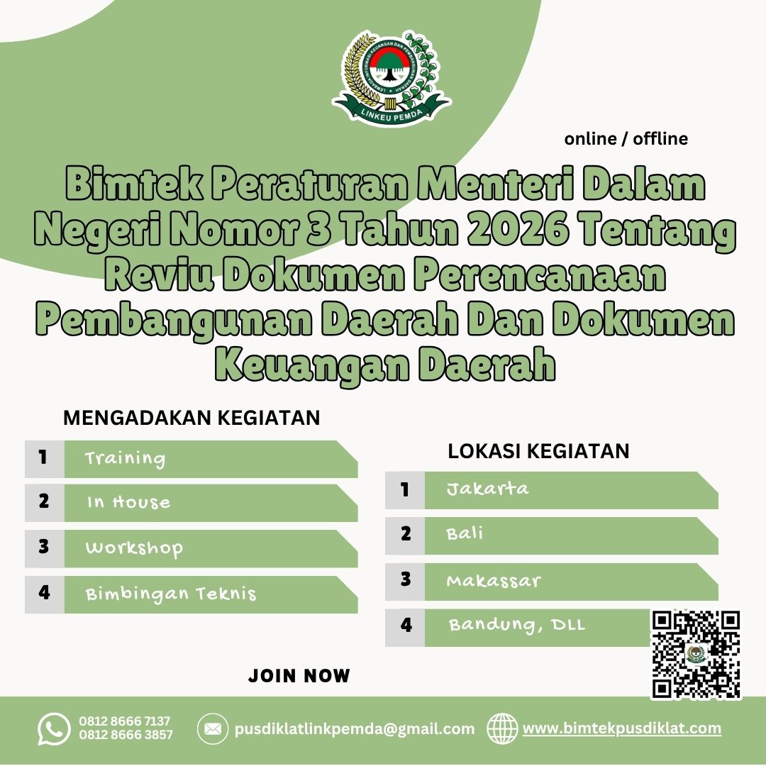 Bimtek Peraturan Menteri Dalam Negeri Nomor 3 Tahun 2026