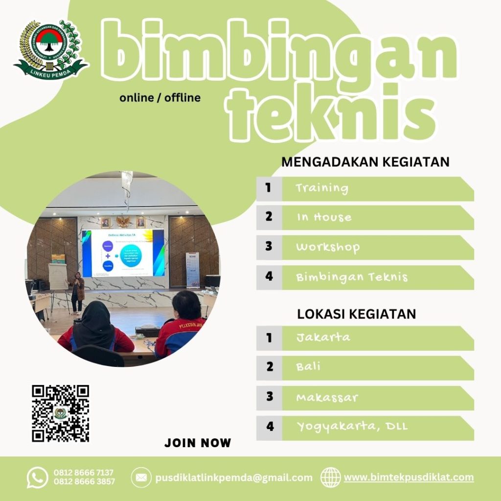 Bimtek operasi dan pemeliharaan jaringan irigasi 2026 untuk meningkatkan kinerja irigasi yang efektif, efisien, dan berkelanjutan.