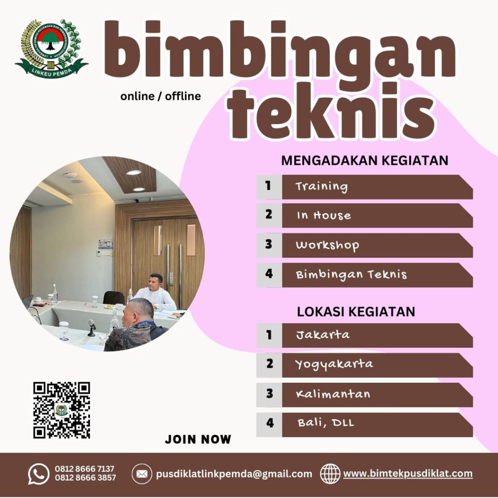 Bimtek Manajemen Pengawasan Pekerjaan Konstruksi 2026 tingkatkan kompetensi pengawasan proyek sesuai regulasi, mutu, biaya, dan waktu.