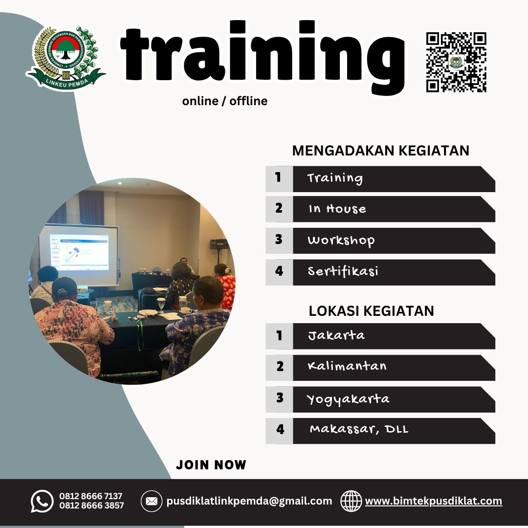 Training SIMPLE, SIRAJA dan FESTRONIK 2026 meningkatkan kompetensi pengelolaan perizinan, administrasi, dan layanan digital pemerintah.