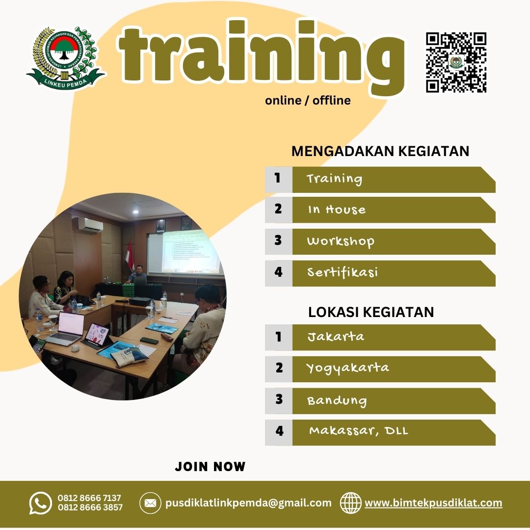 Training Perencanaan dan Penataan RTH Berkelanjutan 2026 untuk meningkatkan kompetensi pengelolaan ruang hijau yang efektif berkelanjutan.